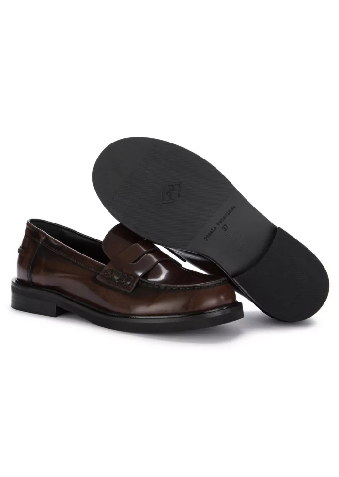 POESIE VENEZIANE | MOCASSINI PELLE ABRASIVATO MARRONE