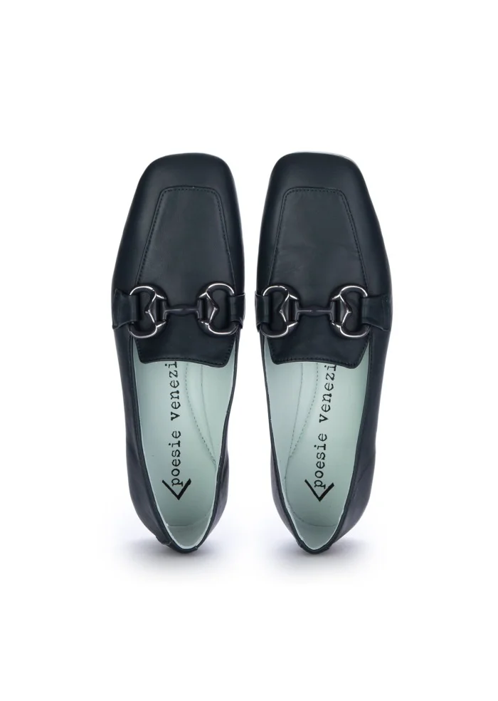 POESIE VENEZIANE | MOCASSINI PELLE NAPPA BLU