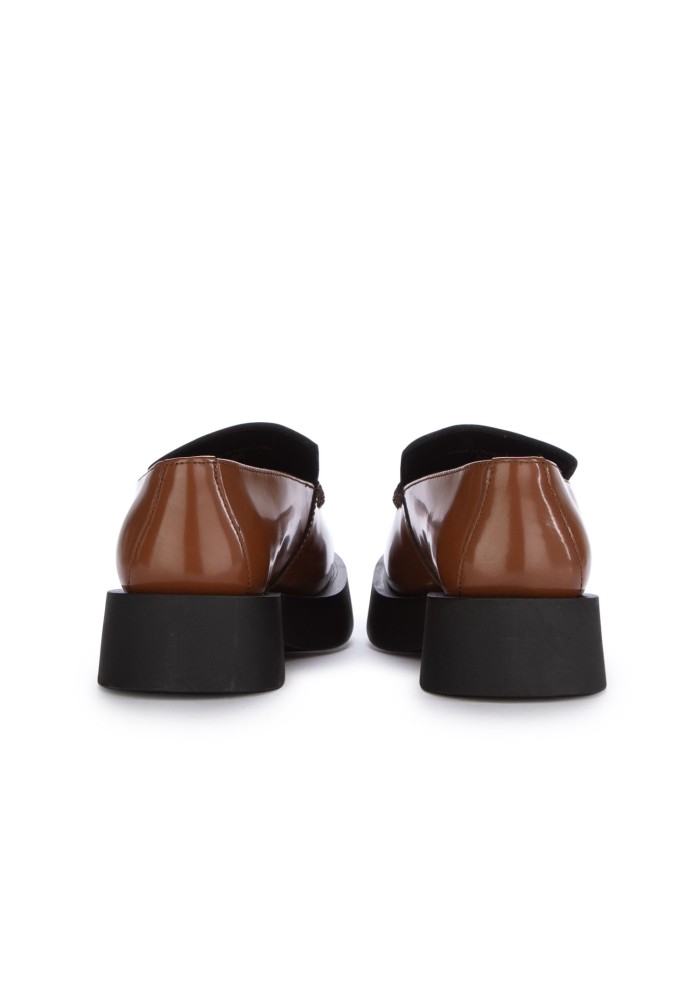 POESIE VENEZIANE | MOCASSINI SUOLA SPESSA ABRASIVATO MARRONE NERO