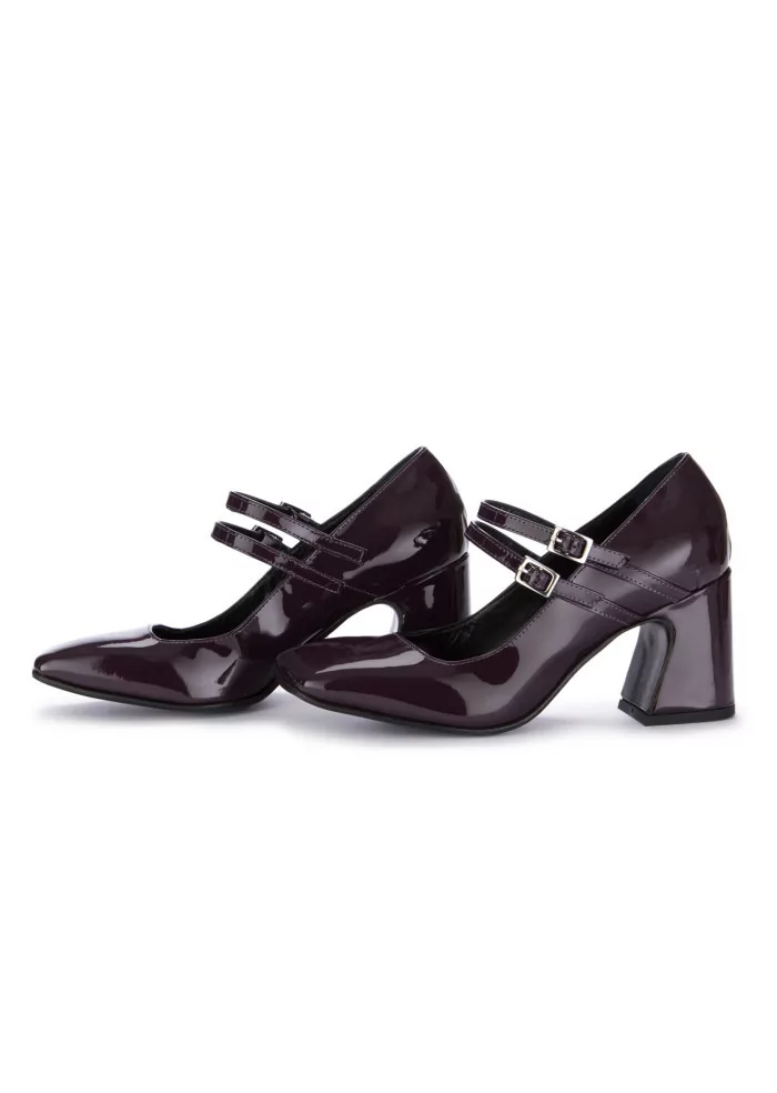 POESIE VENEZIANE | SCARPE TACCO MIA PELLE VIOLA