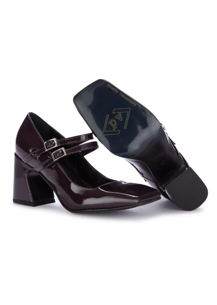 POESIE VENEZIANE | SCARPE TACCO MIA PELLE VIOLA