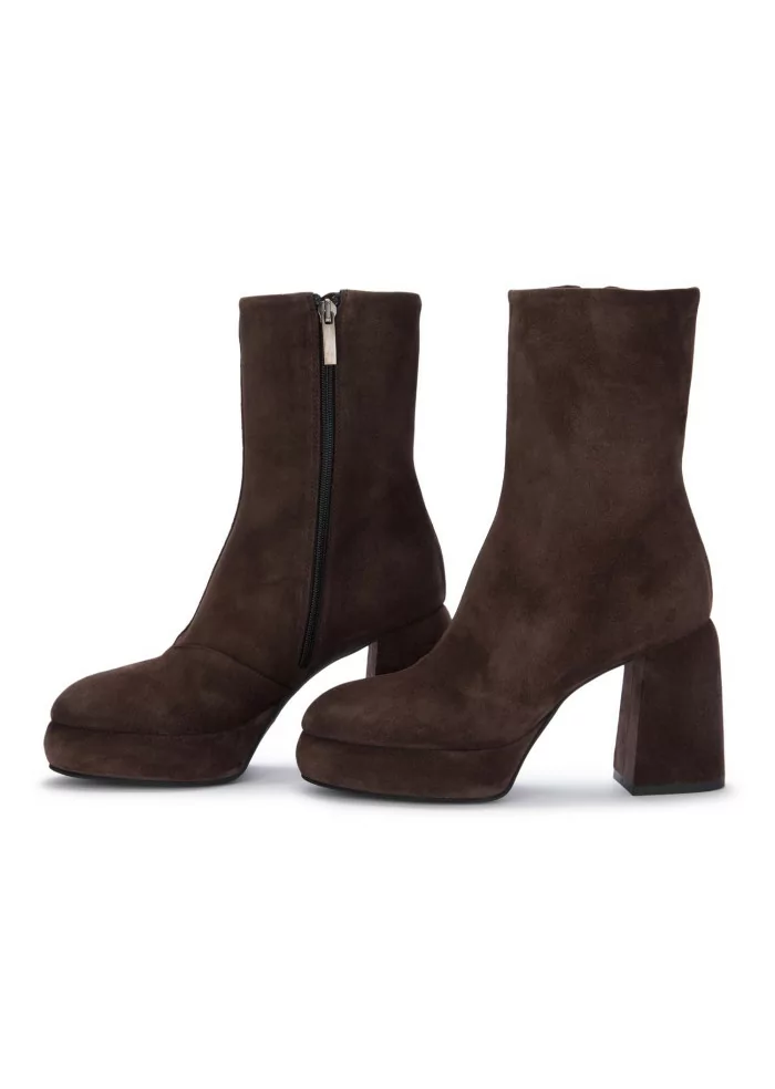 POESIE VENEZIANE | STIVALETTI MIFA CAMOSCIO MARRONE