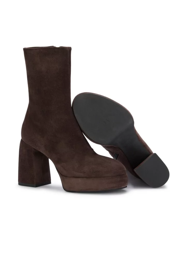 POESIE VENEZIANE | STIVALETTI MIFA CAMOSCIO MARRONE