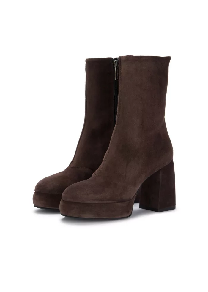 POESIE VENEZIANE | STIVALETTI MIFA CAMOSCIO MARRONE