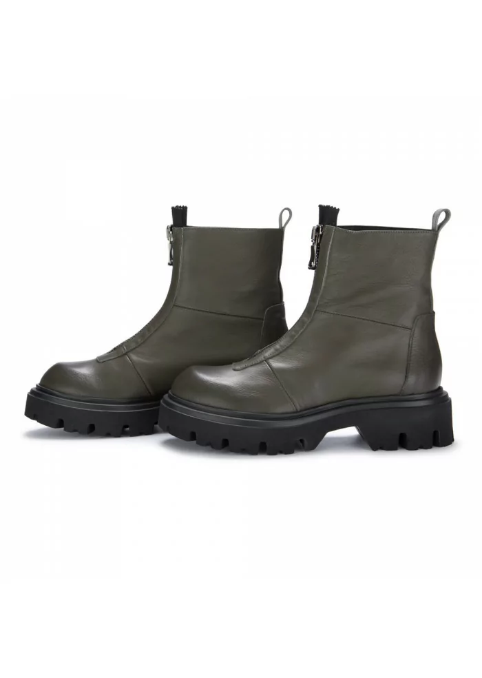 POESIE VENEZIANE | STIVALI DONNA CERNIERA FRONTALE CACTUS VERDE