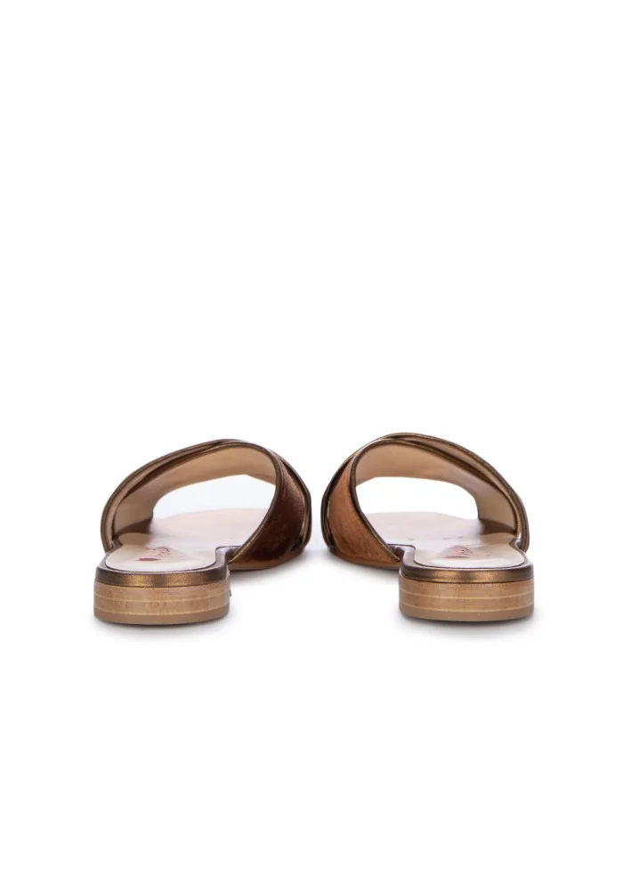 POSITANO IN LOVE | SANDALI ANGIE VELLUTO MARRONE