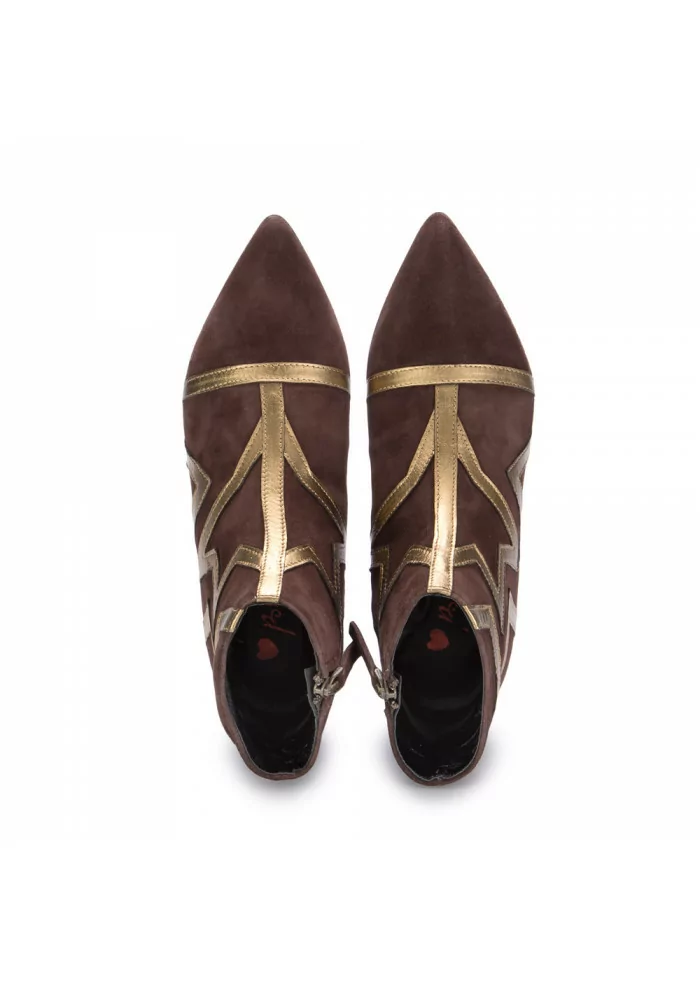 POSITANO IN LOVE | STIVALETTI A PUNTA CON ZIP ILARY MARRONE