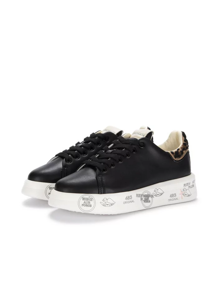 PREMIATA | SNEAKERS BELLE PELLE NERO MACULATO