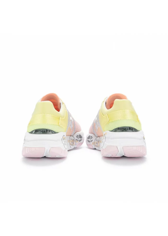 PREMIATA | SNEAKERS BUFF RETE SFUMATURA ROSA GIALLO