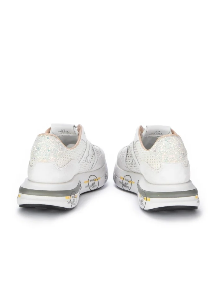 PREMIATA | SNEAKERS CASSIE TRAFORATA BIANCO