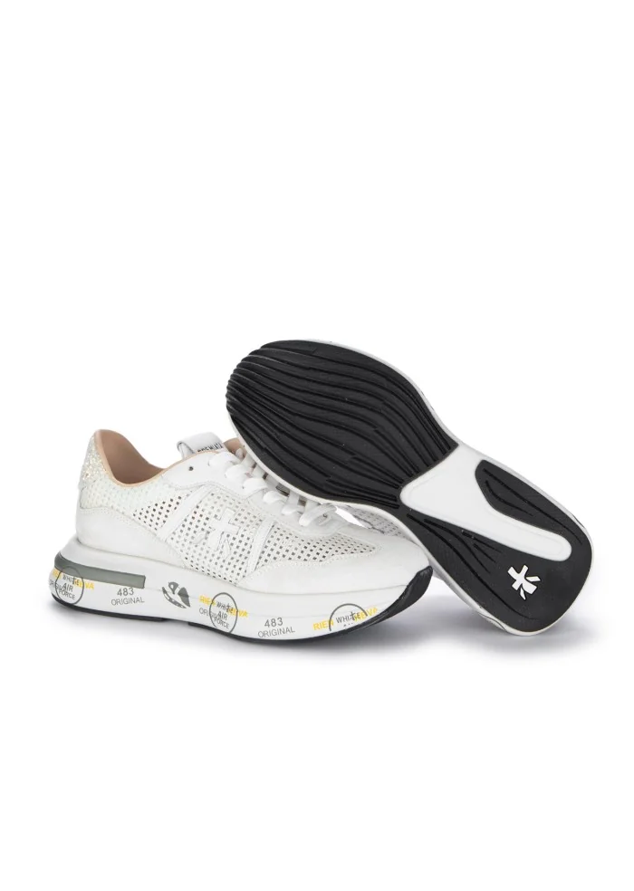 PREMIATA | SNEAKERS CASSIE TRAFORATA BIANCO