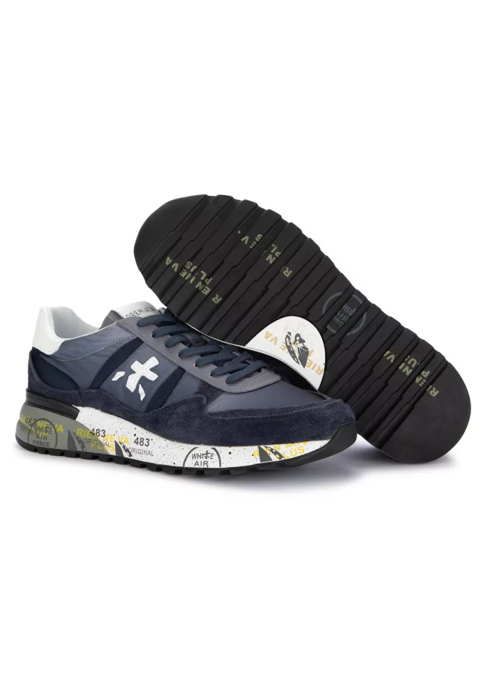 PREMIATA | SNEAKERS LANDECK CAMOSCIO NYLON BLU