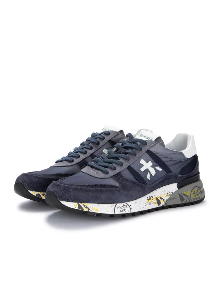 PREMIATA | SNEAKERS LANDECK CAMOSCIO NYLON BLU