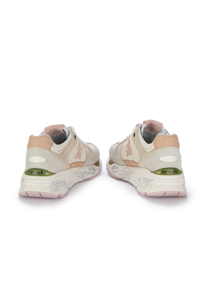 PREMIATA | SNEAKERS MASED BEIGE ROSA PASTELLO