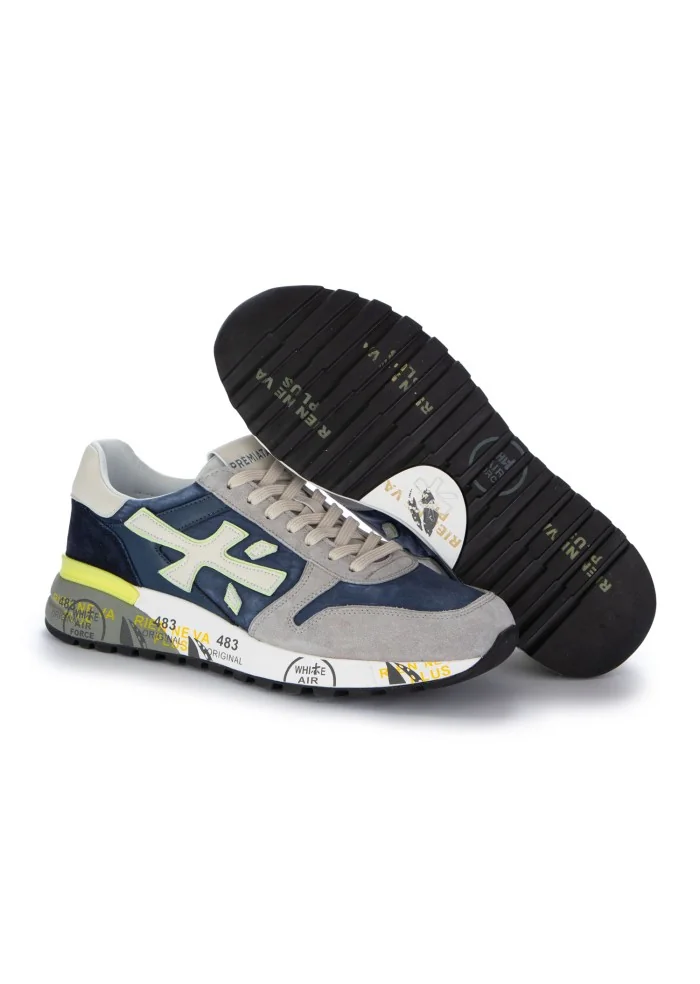 PREMIATA | SNEAKERS MICK BLU GRIGIO