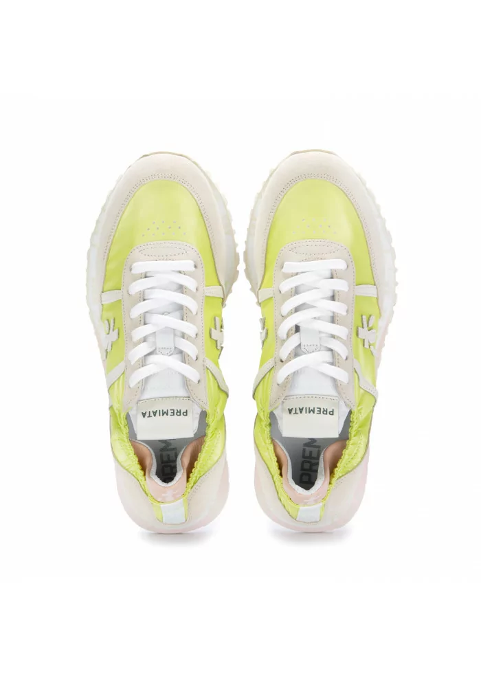 PREMIATA | SNEAKERS SEAND VERDE FLUO BEIGE