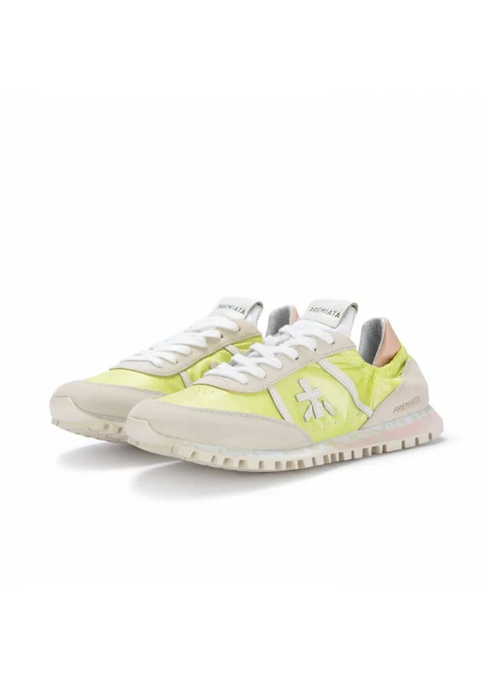 PREMIATA | SNEAKERS SEAND VERDE FLUO BEIGE