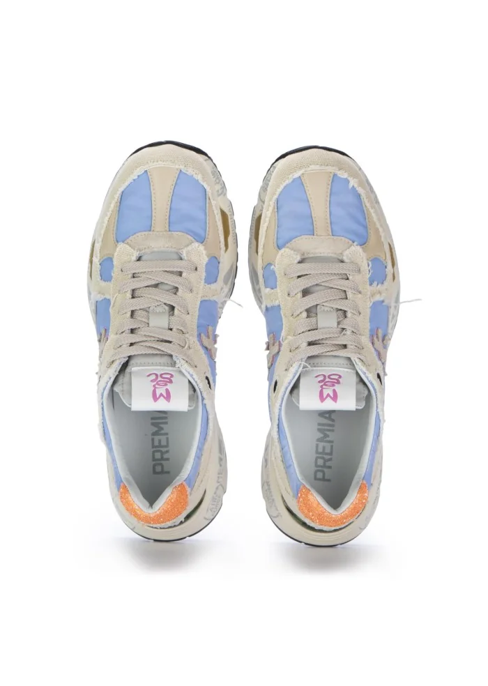 PREMIATA | SNEKAERS MASED VINTAGE BEIGE LILLA
