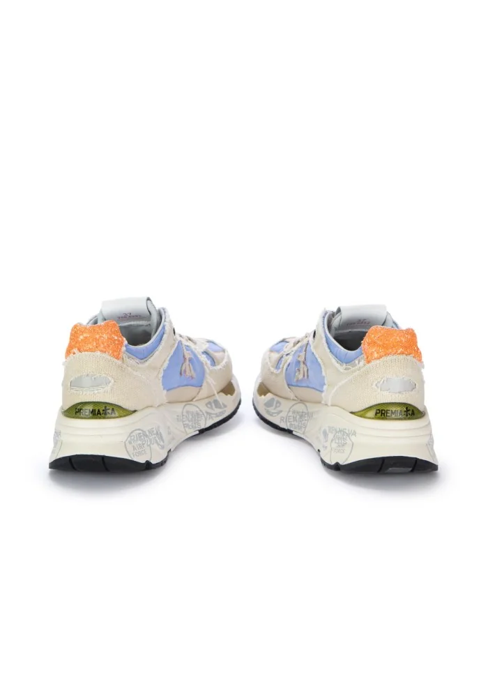 PREMIATA | SNEKAERS MASED VINTAGE BEIGE LILLA