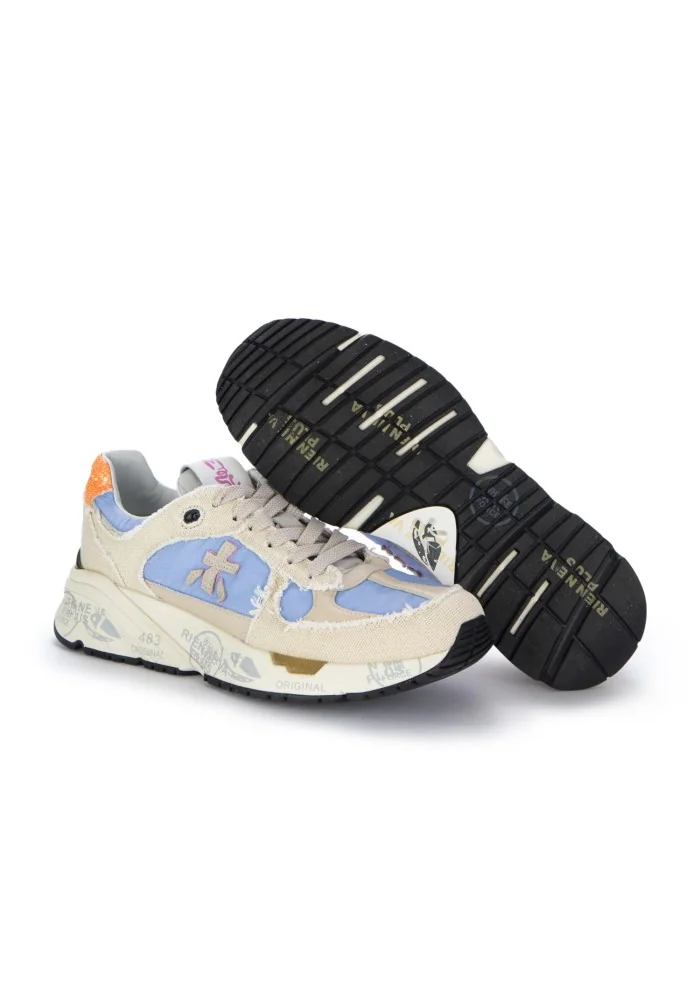 PREMIATA | SNEKAERS MASED VINTAGE BEIGE LILLA