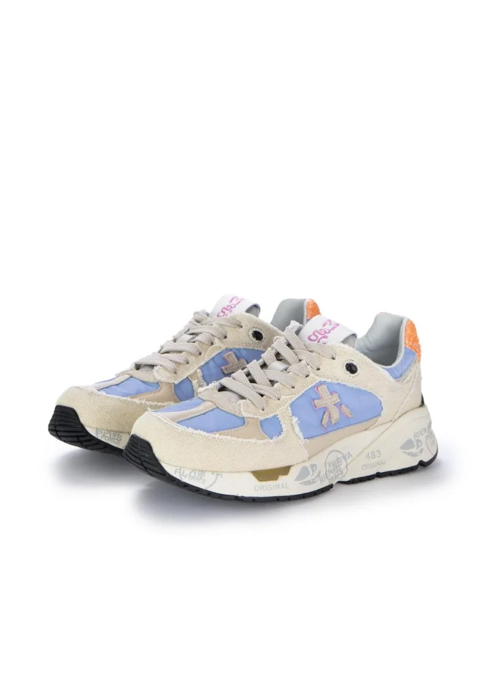 PREMIATA | SNEKAERS MASED VINTAGE BEIGE LILLA