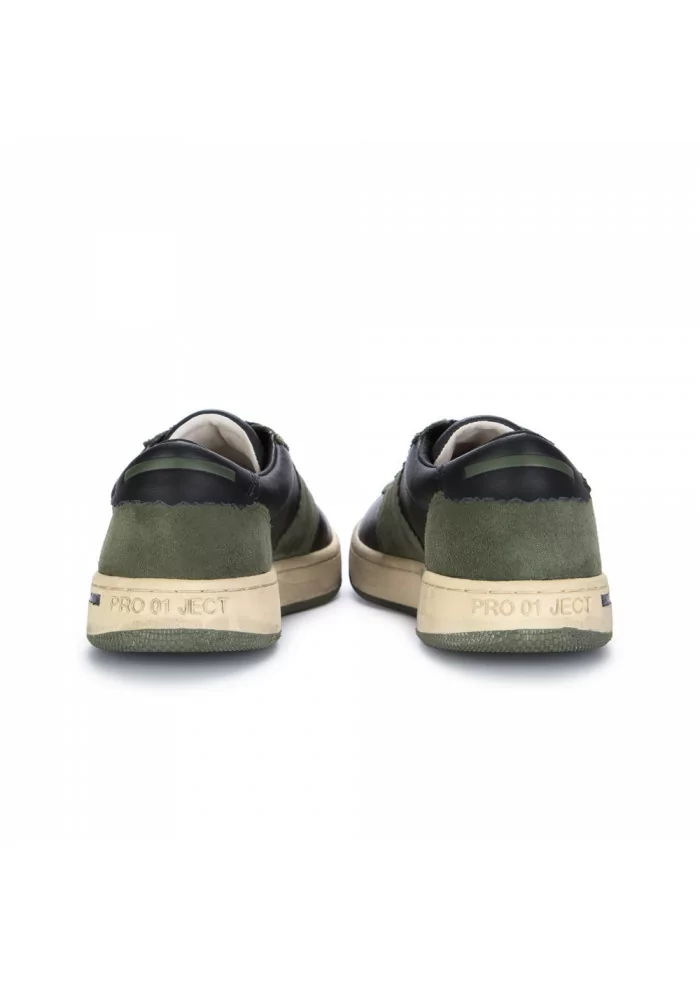 PRO 01 JECT | SCARPE SNEAKERS PELLE SCAMOSCIATA VERDE