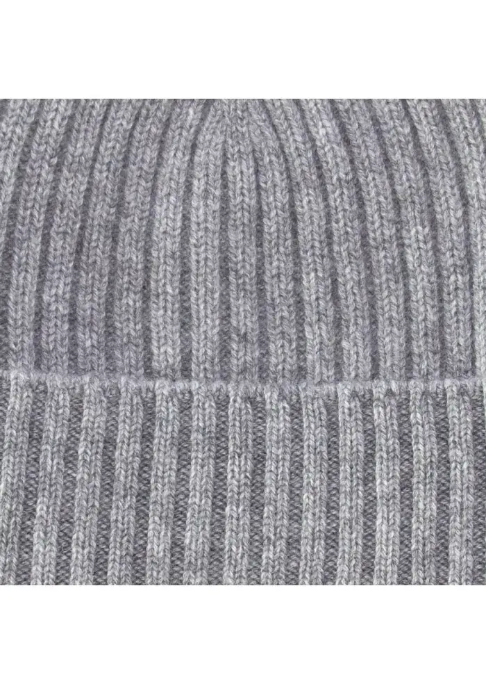 RIVIERA CASHMERE | BERETTO CASHMERE COSTE GRIGIO