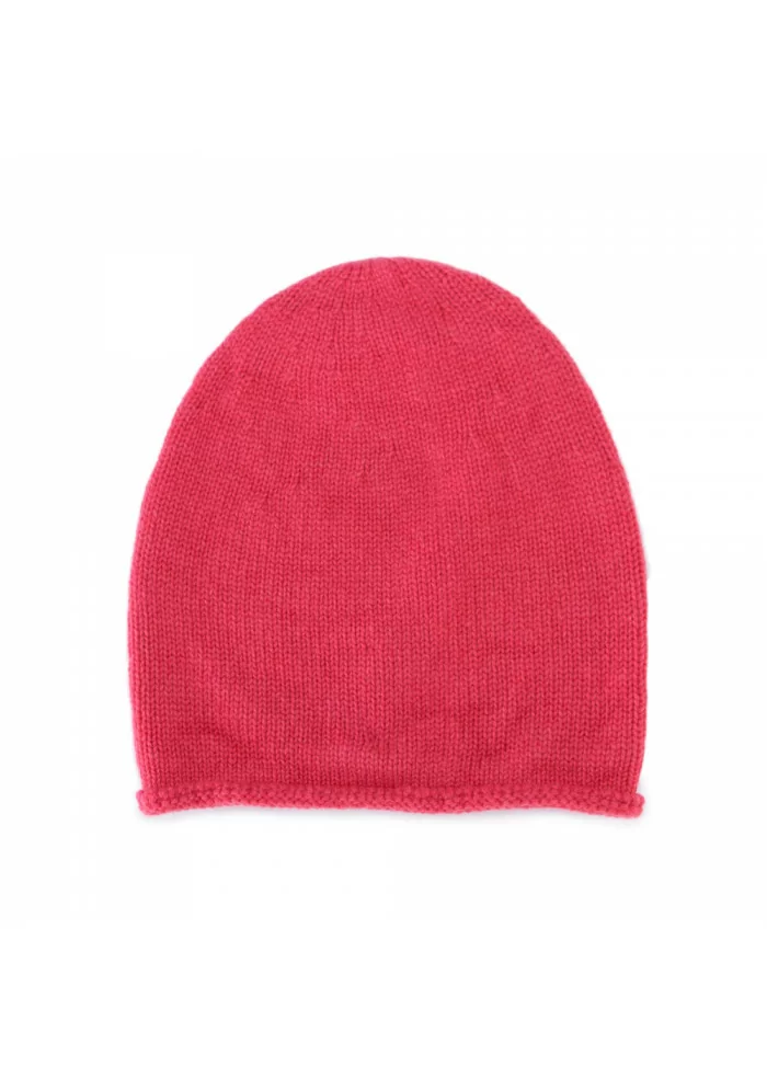 RIVIERA CASHMERE | BERRETTO 118R CUPOLA RASATA FUCSIA ROSA