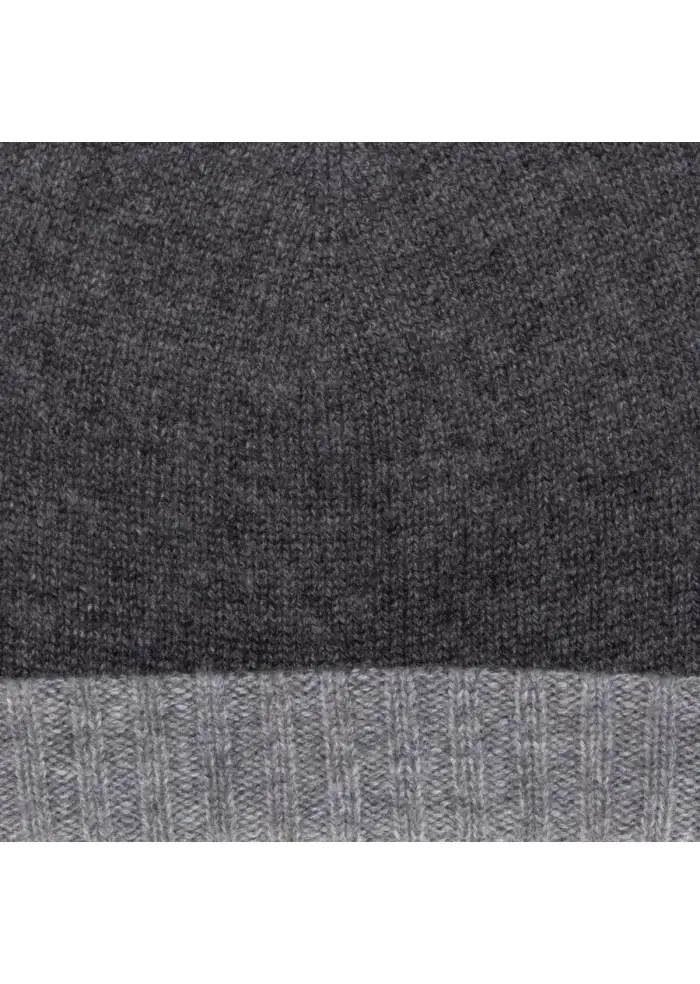 RIVIERA CASHMERE | BERRETTO DOUBLEFACE GRIGIO