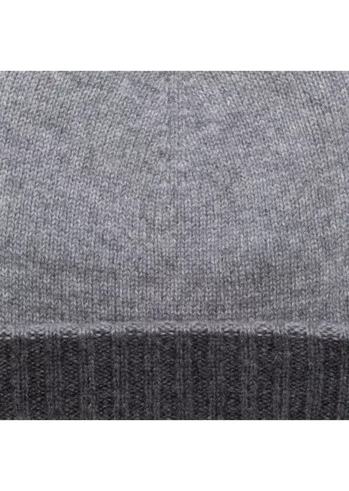RIVIERA CASHMERE | BERRETTO DOUBLEFACE GRIGIO