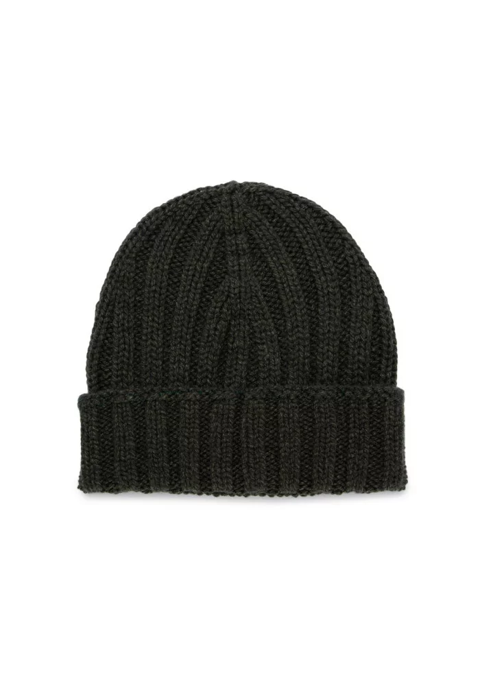 RIVIERA CASHMERE | BERRETTO PESANTE COSTE VERDE SCURO