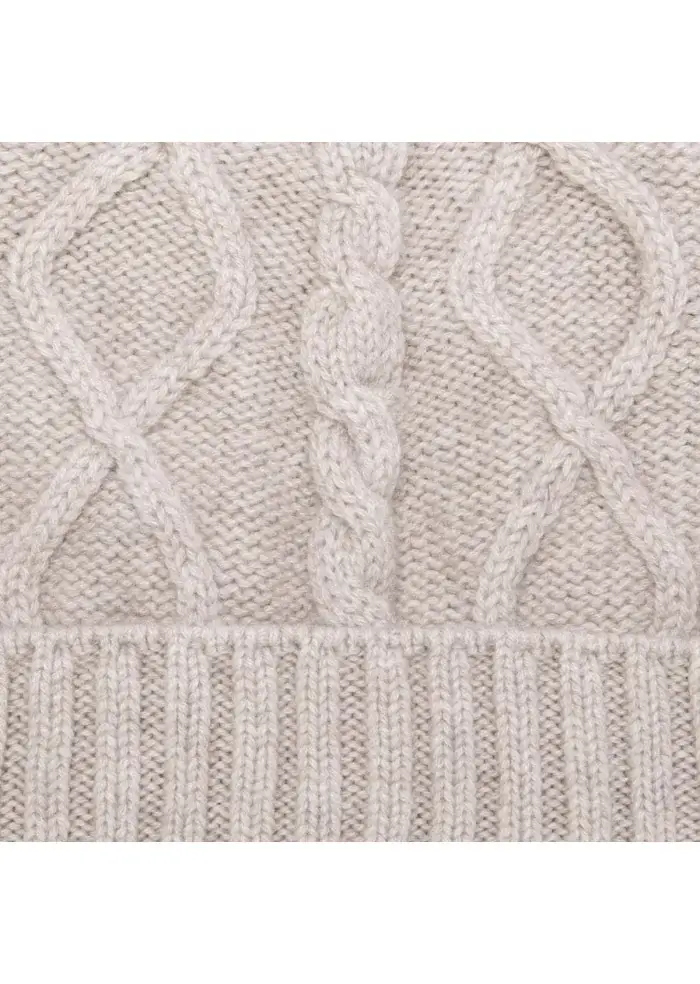 RIVIERA CASHMERE | BERRETTO WAFFLE BEIGE