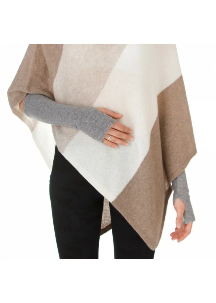 RIVIERA CASHMERE | GUANTI MANICOTTO 114 RASATO GRIGIO