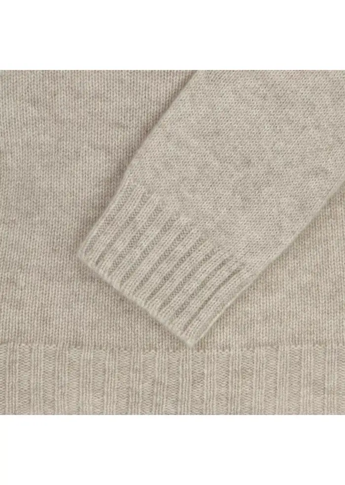 RIVIERA CASHMERE | MAGLIONE BARCHETTA BEIGE