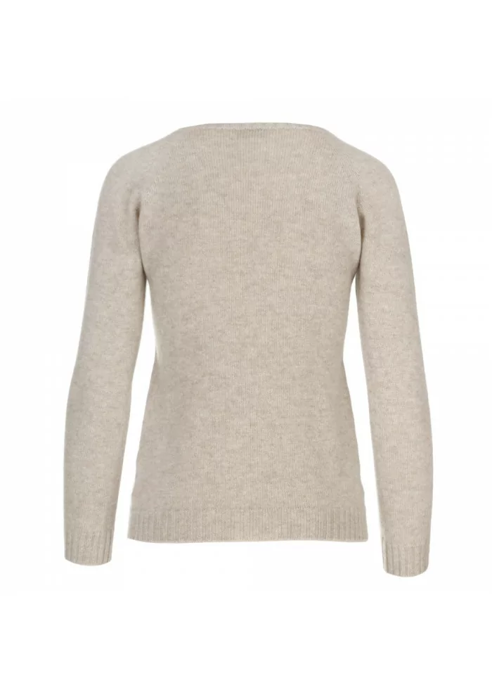 RIVIERA CASHMERE | MAGLIONE BARCHETTA BEIGE