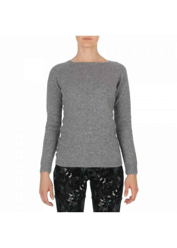 RIVIERA CASHMERE | MAGLIONE BARCHETTA GRIGIO