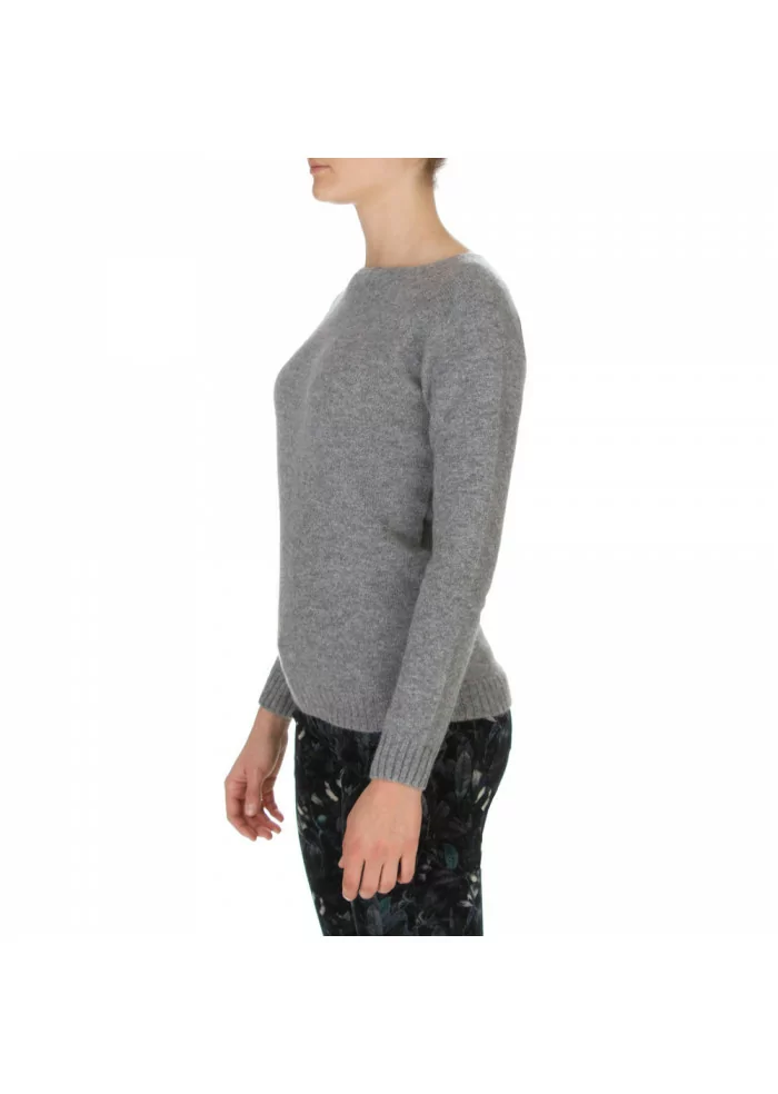RIVIERA CASHMERE | MAGLIONE BARCHETTA GRIGIO