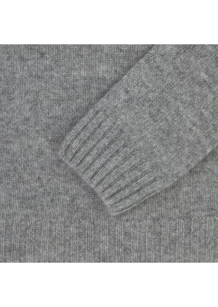 RIVIERA CASHMERE | MAGLIONE BARCHETTA GRIGIO