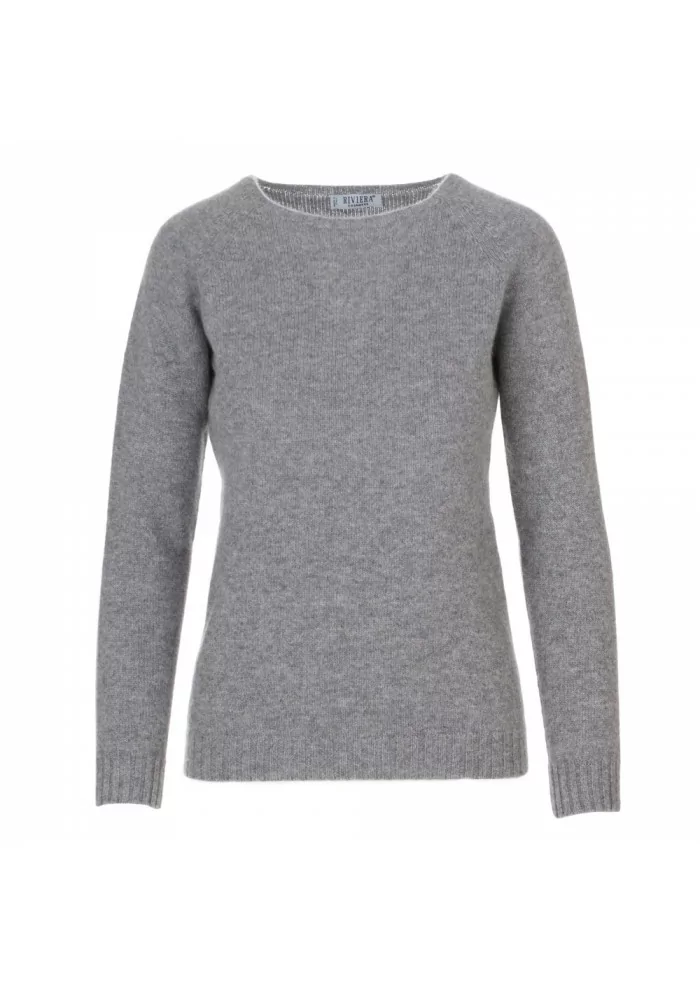 RIVIERA CASHMERE | MAGLIONE BARCHETTA GRIGIO