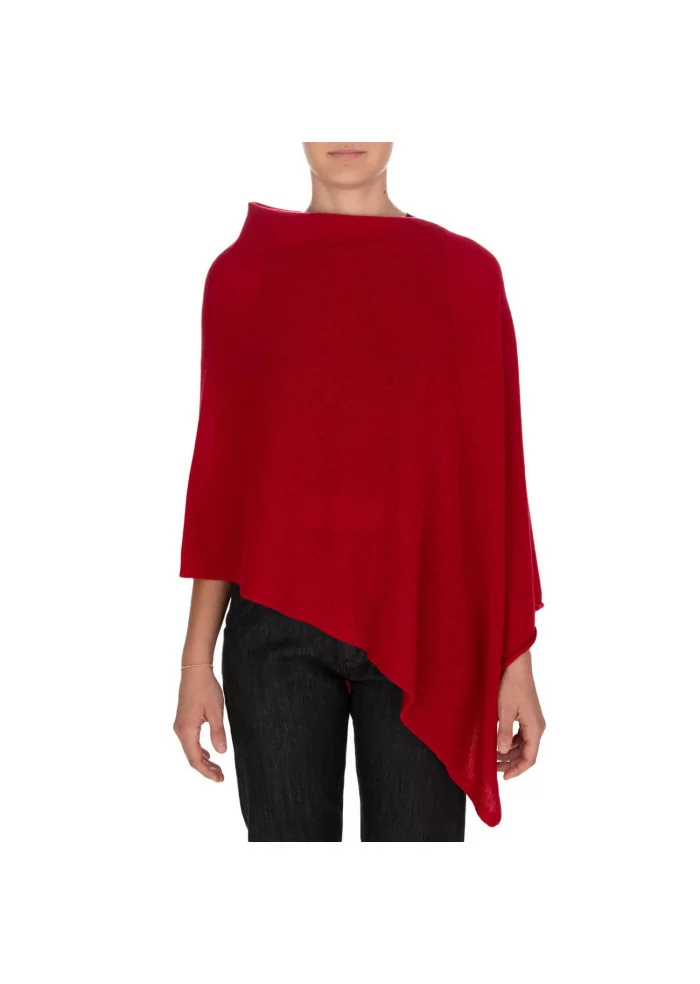RIVIERA CASHMERE | MANTELLINA RASATA ROSSA