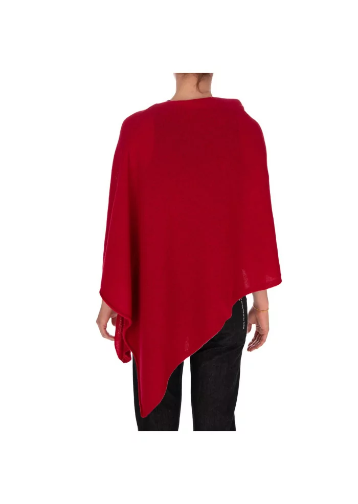 RIVIERA CASHMERE | MANTELLINA RASATA ROSSA