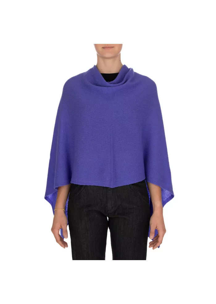 RIVIERA CASHMERE | MANTELLINA RASATA VIOLA