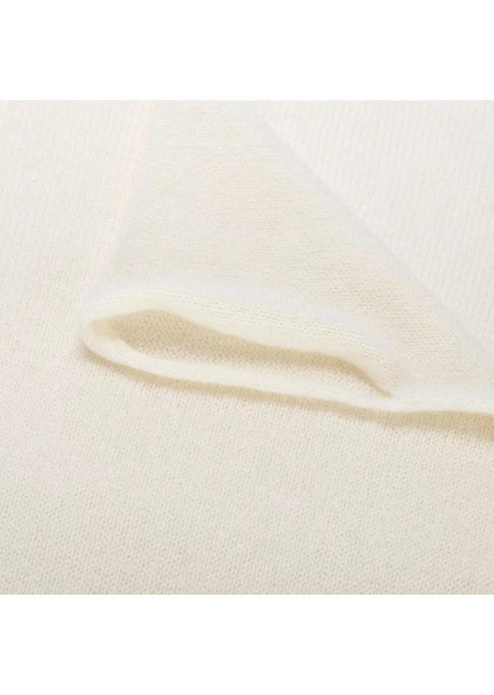 RIVIERA CASHMERE | SCALDACOLLO RASATO BIANCO PANNA