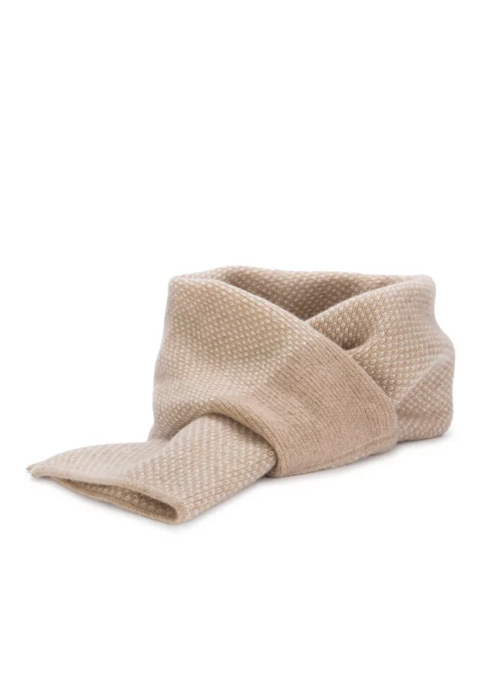 RIVIERA CASHMERE | SCALDACOLLO VIRGOLA BEIGE