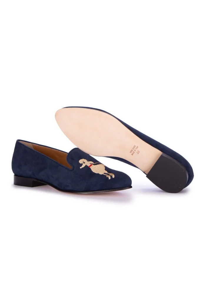 ROMA | BALLERINE TIFFANY CAMOSCIO BLU