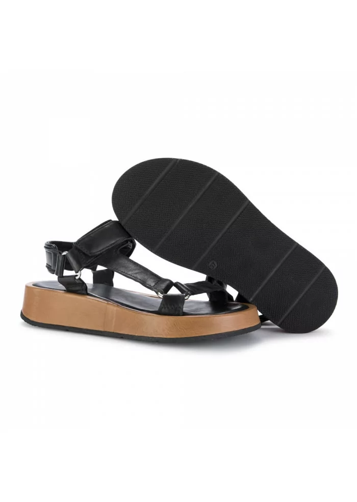 SANDALI DONNA MJUS | P46008 NERO MARRONE