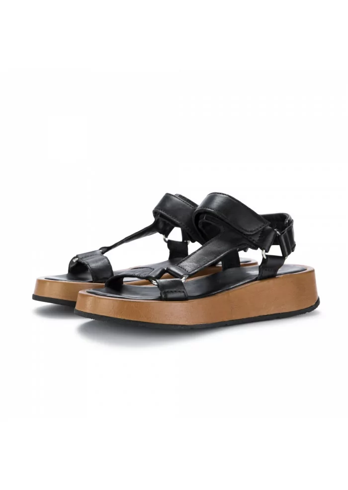 SANDALI DONNA MJUS | P46008 NERO MARRONE