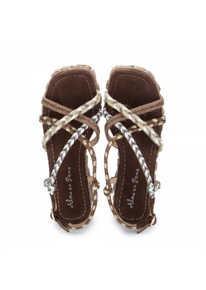 SANDALI ZEPPA DONNA ALMA EN PENA | V22192 MARRONE