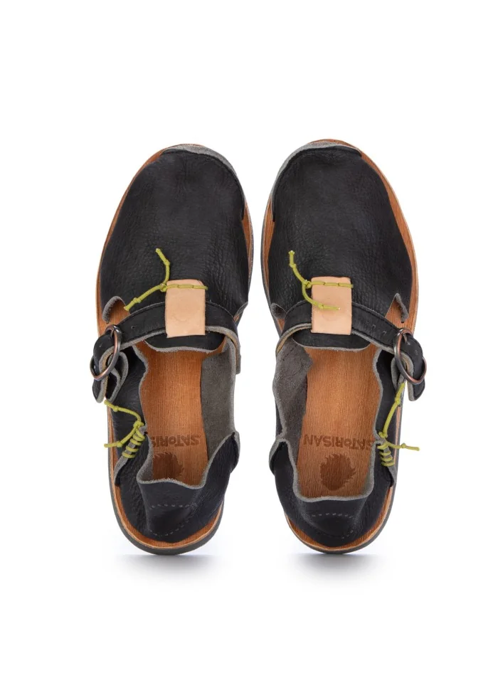 SATORISAN | SCARPA SLIP-ON BENIRRAS NERO