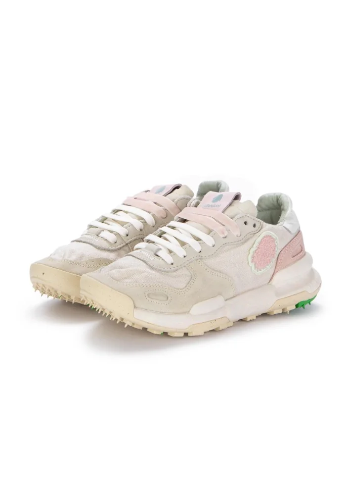 SATORISAN | SNEAKERS CHACRONA BIANCO ROSA